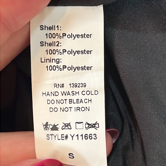 NWT Do+Be Crop Top S Halter Black White Pleated Dressy Striped Overlay Cocktail - Picture 7 of 7